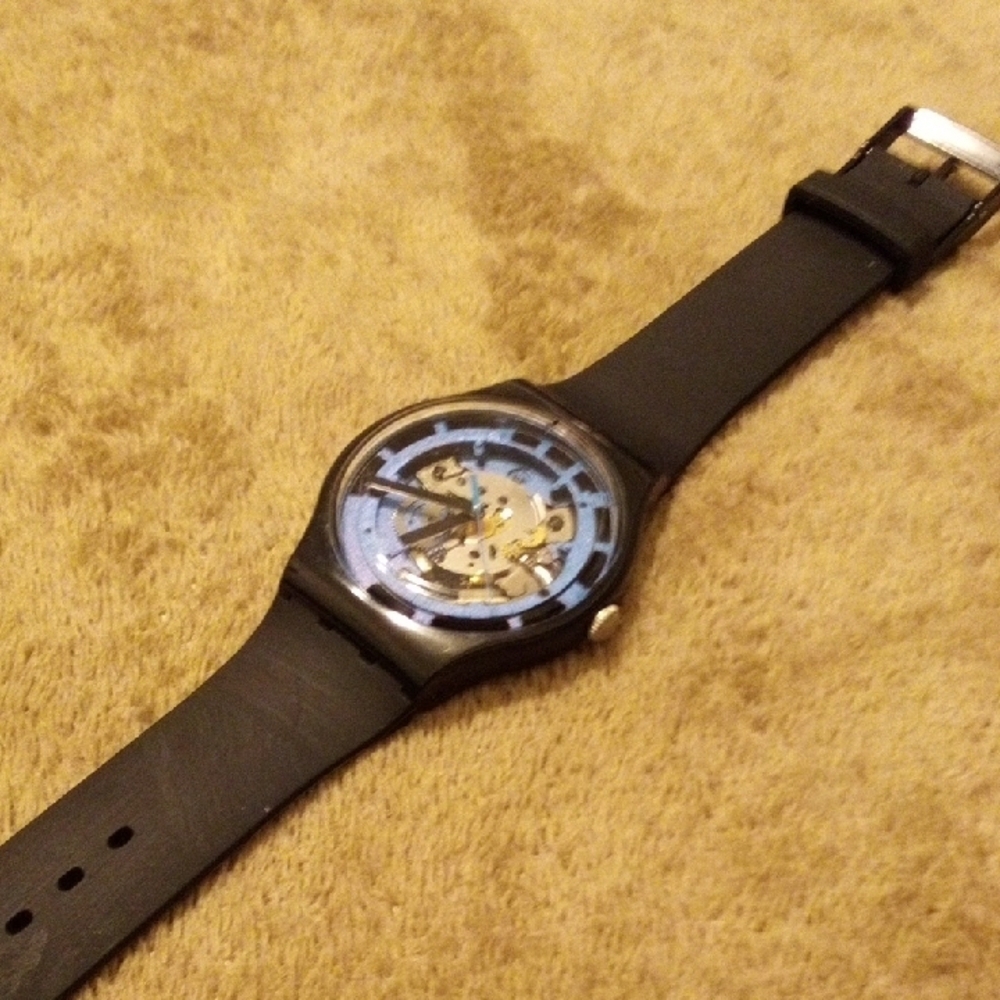 Swatch Black and Blue - Picture 2 of 6